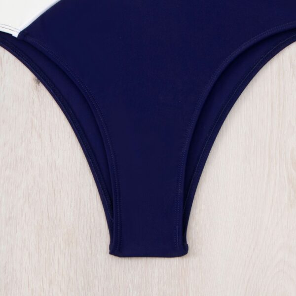 New women's patchwork one-piece swimming costume one-piece bikini swimming costume - Image 7