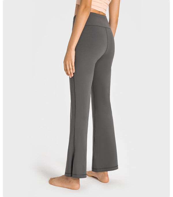 Zero-sensation skin-friendly fashionable wide-leg fitness slimming versatile sports leggings - Image 5