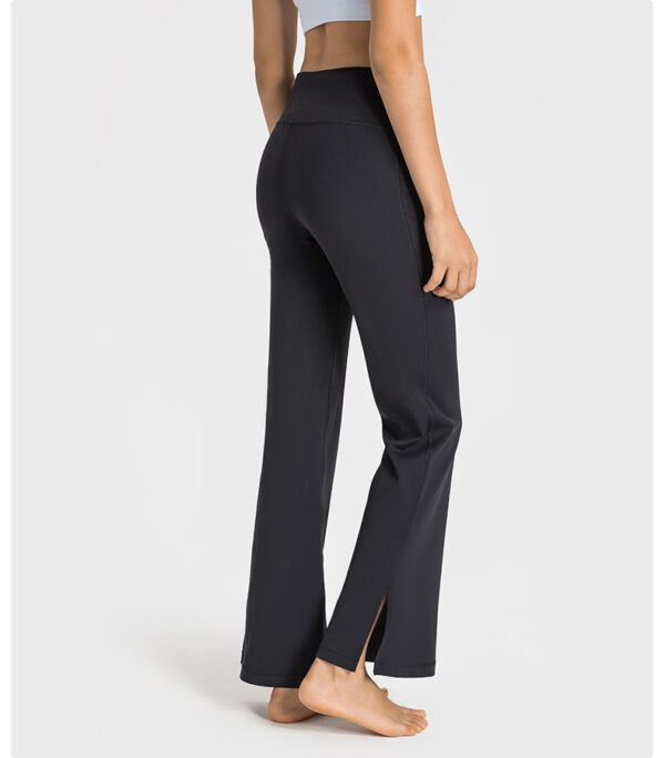Zero-sensation skin-friendly fashionable wide-leg fitness slimming versatile sports leggings - Image 7